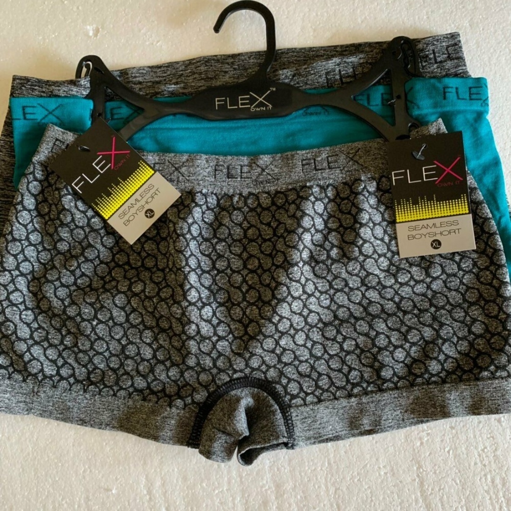 FleX. Boy-short Style Seamless Panties M L XL